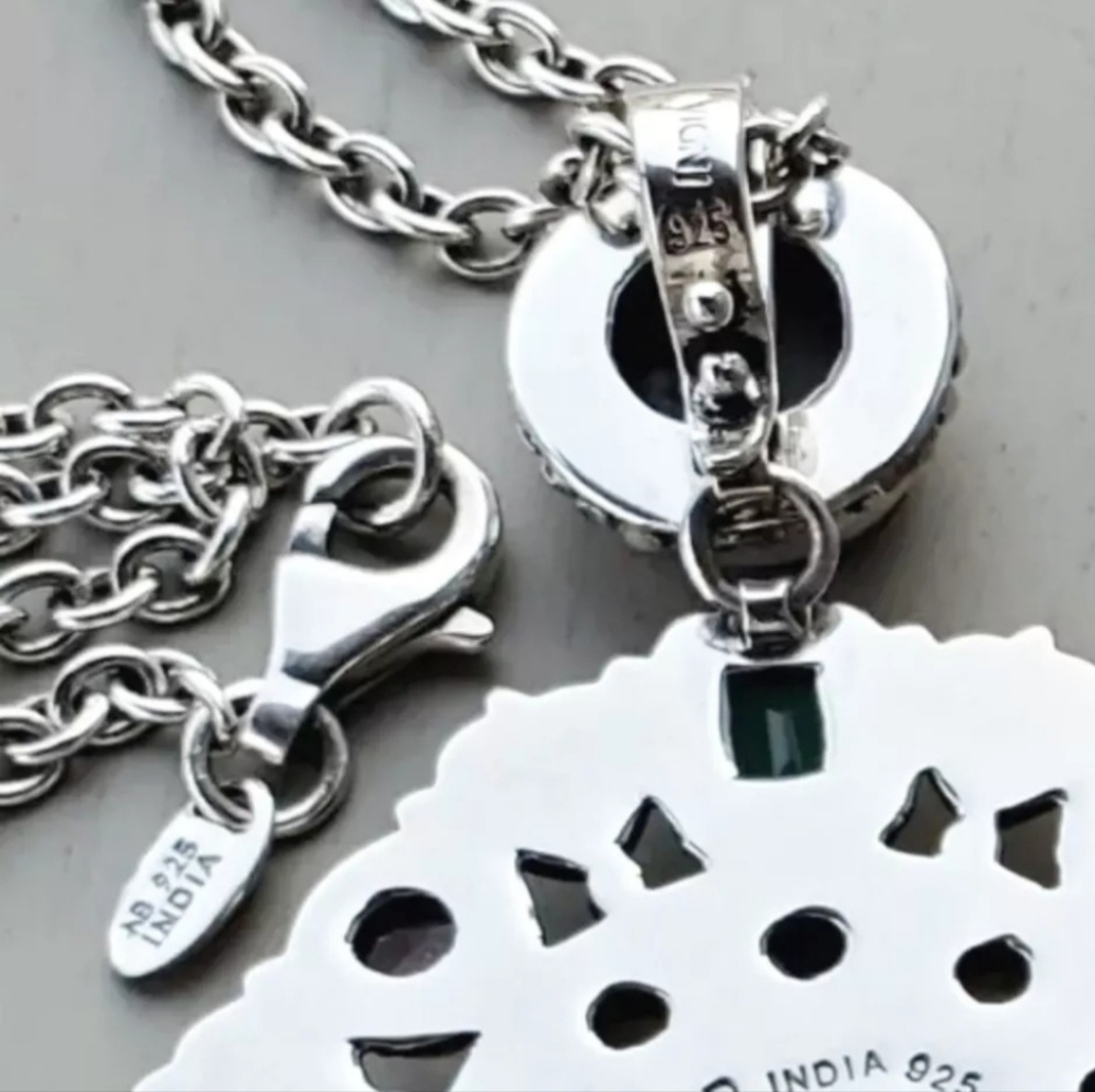 Nicky Butler Sterling Silver 925 Oval Link Chain Designer Signed NB Necklace 20" - Picture 3 of 7
